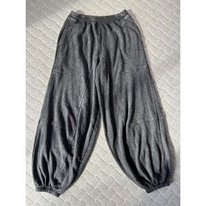 Free People Movement Baller Pants Womens XS Gray Jogger Sweatpants Lounge Baggy